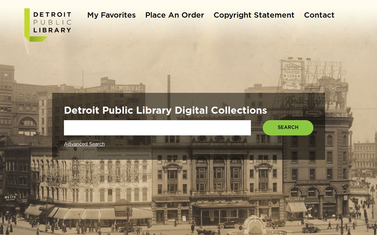 Detroit city directory research through Detroit Public Library Digital Collections
